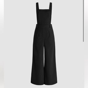 Black corduroy Jumpsuit/Overalls